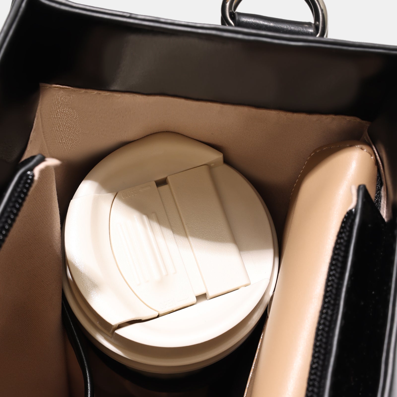 ESTARER LEATHER LAPTOP TOTE BAG