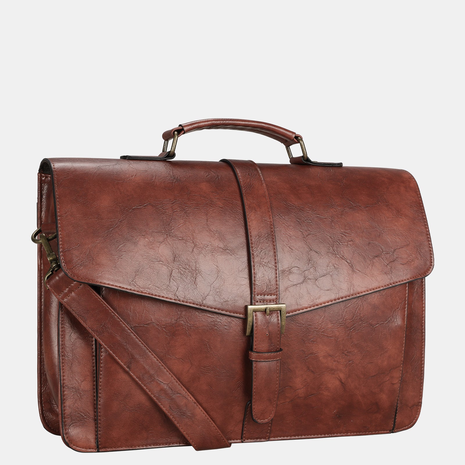 ESTARER LAPTOP LEATHER BRIEFCASE