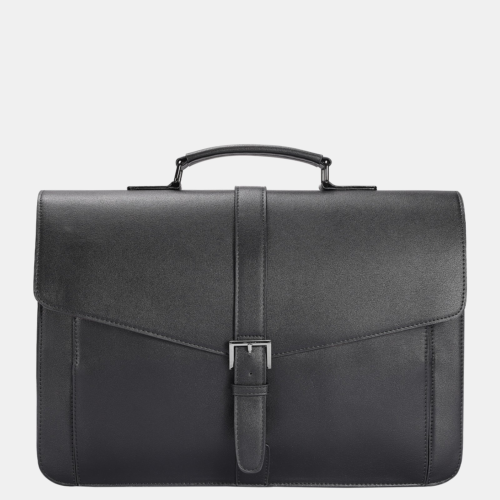 Estarer Laptop Leather Briefcase Black