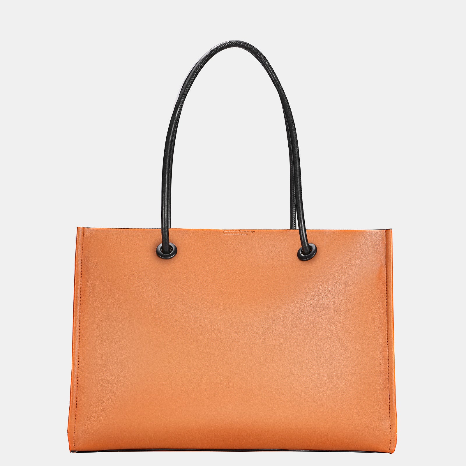 Bertasche Women's Leather Tote Bag Orange
