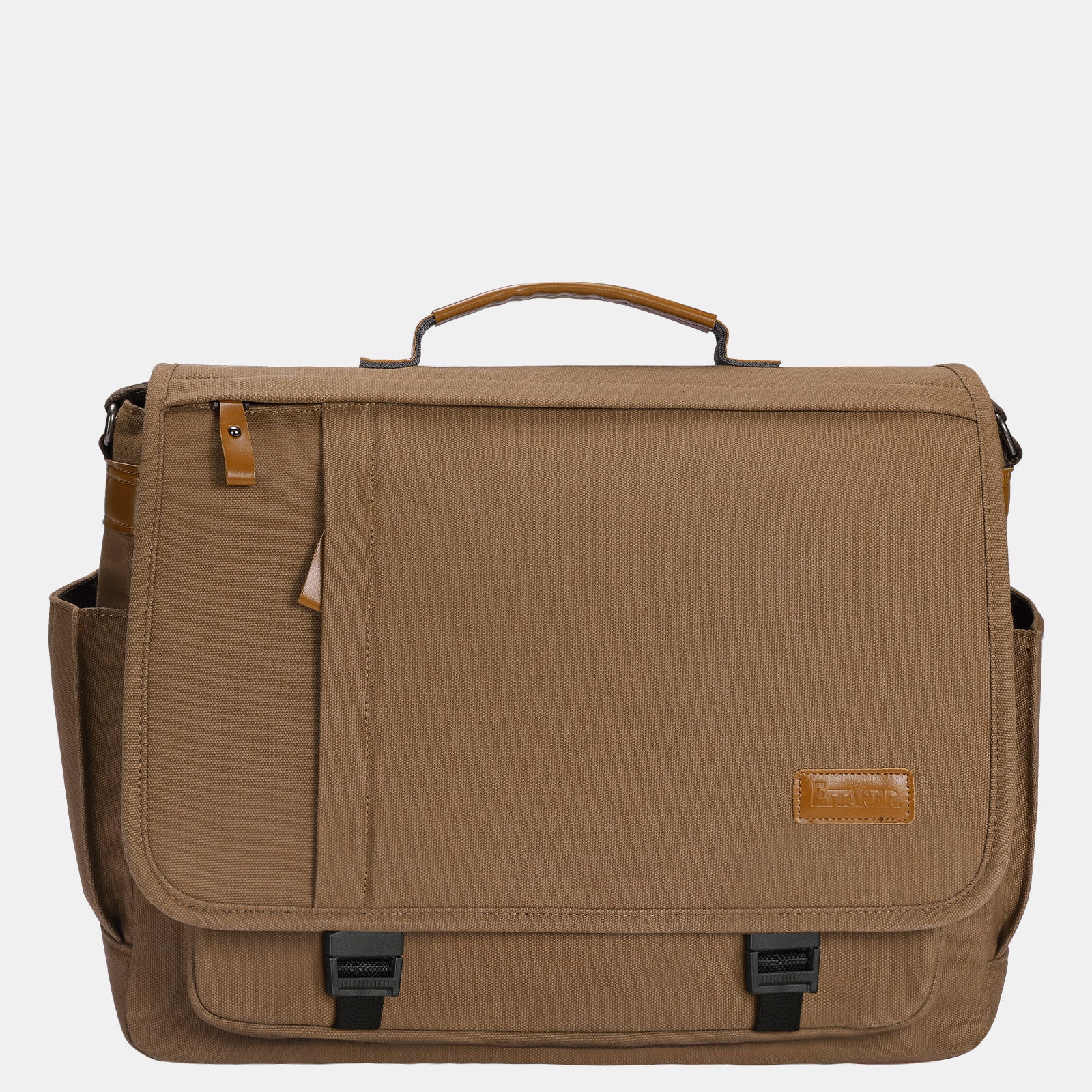 Estarer Large Laptop Messenger Bag Brown