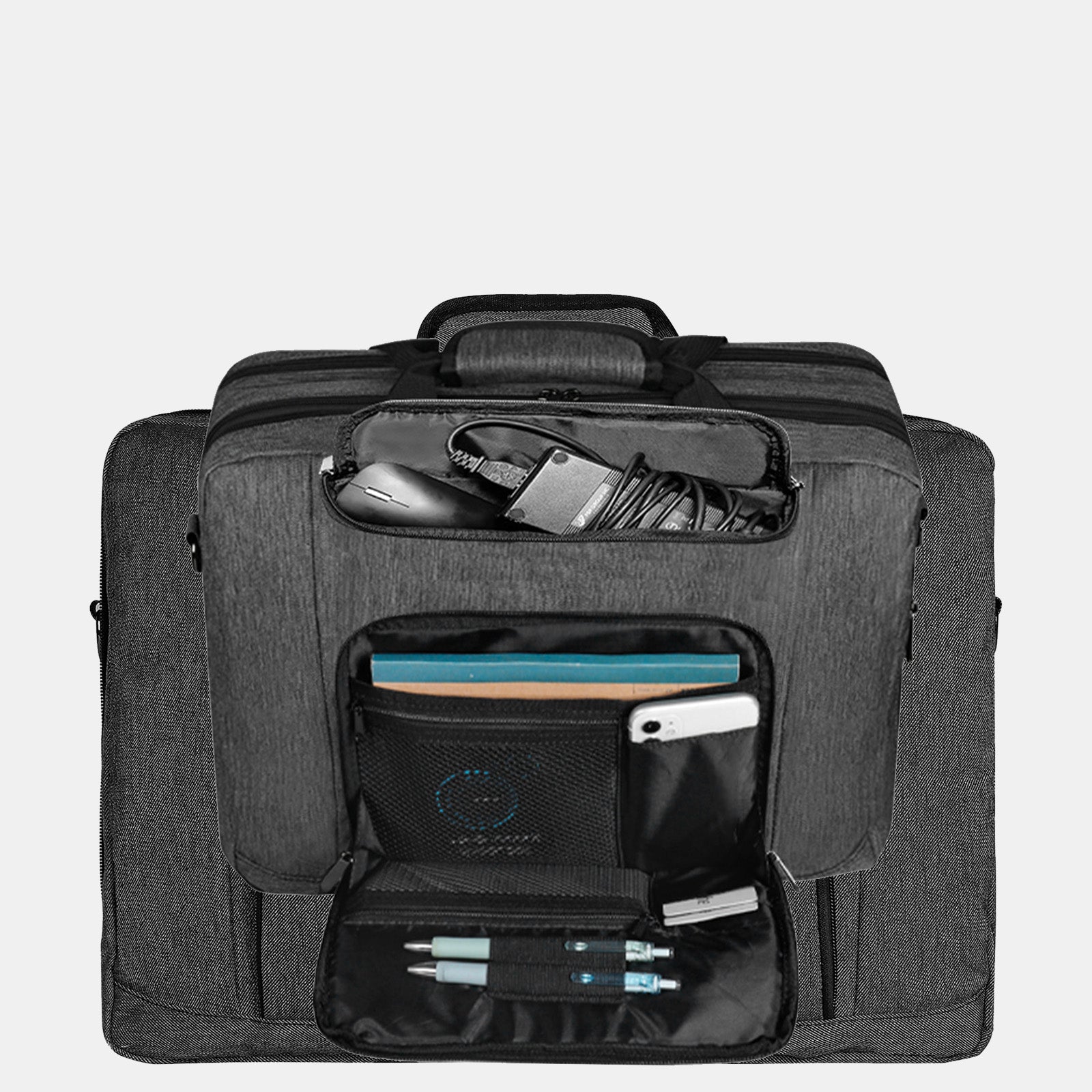 BERTASCHE EXPANDABLE LAPTOP BRIEFCASE