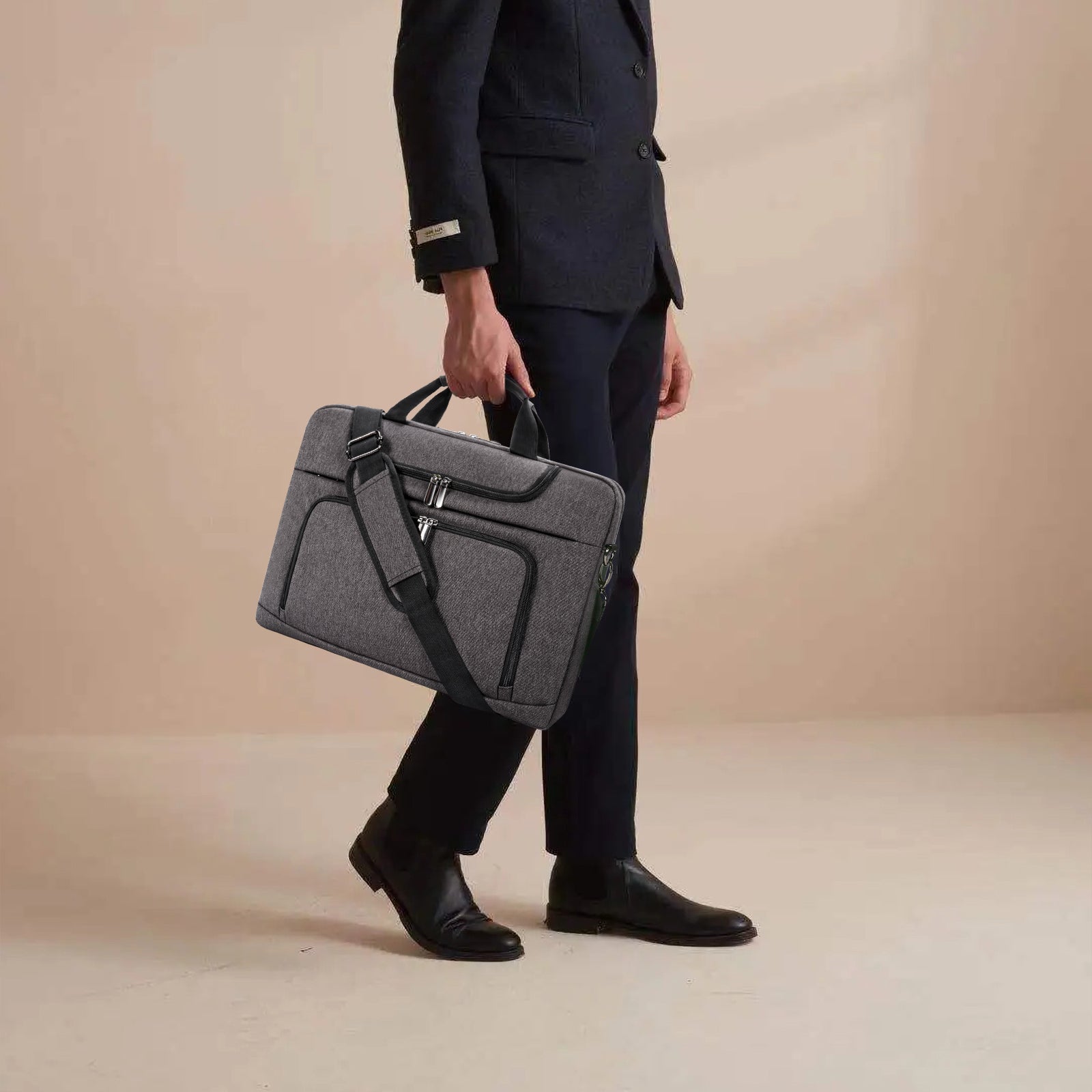 Bertasche Canvas Briefcase Laptop Bag