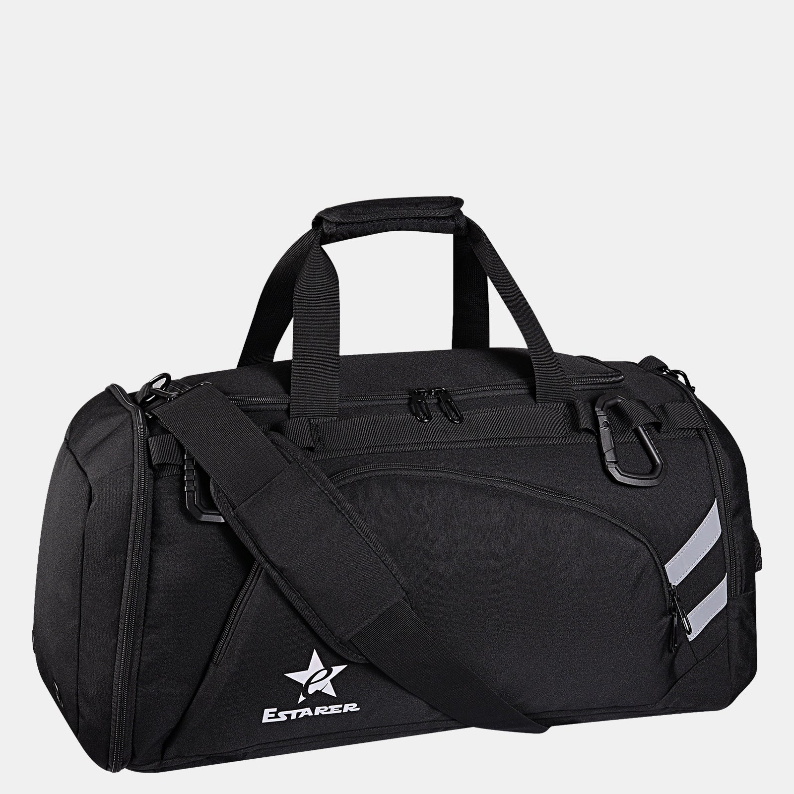 Estarer Black Duffel Sports Backpack 55L