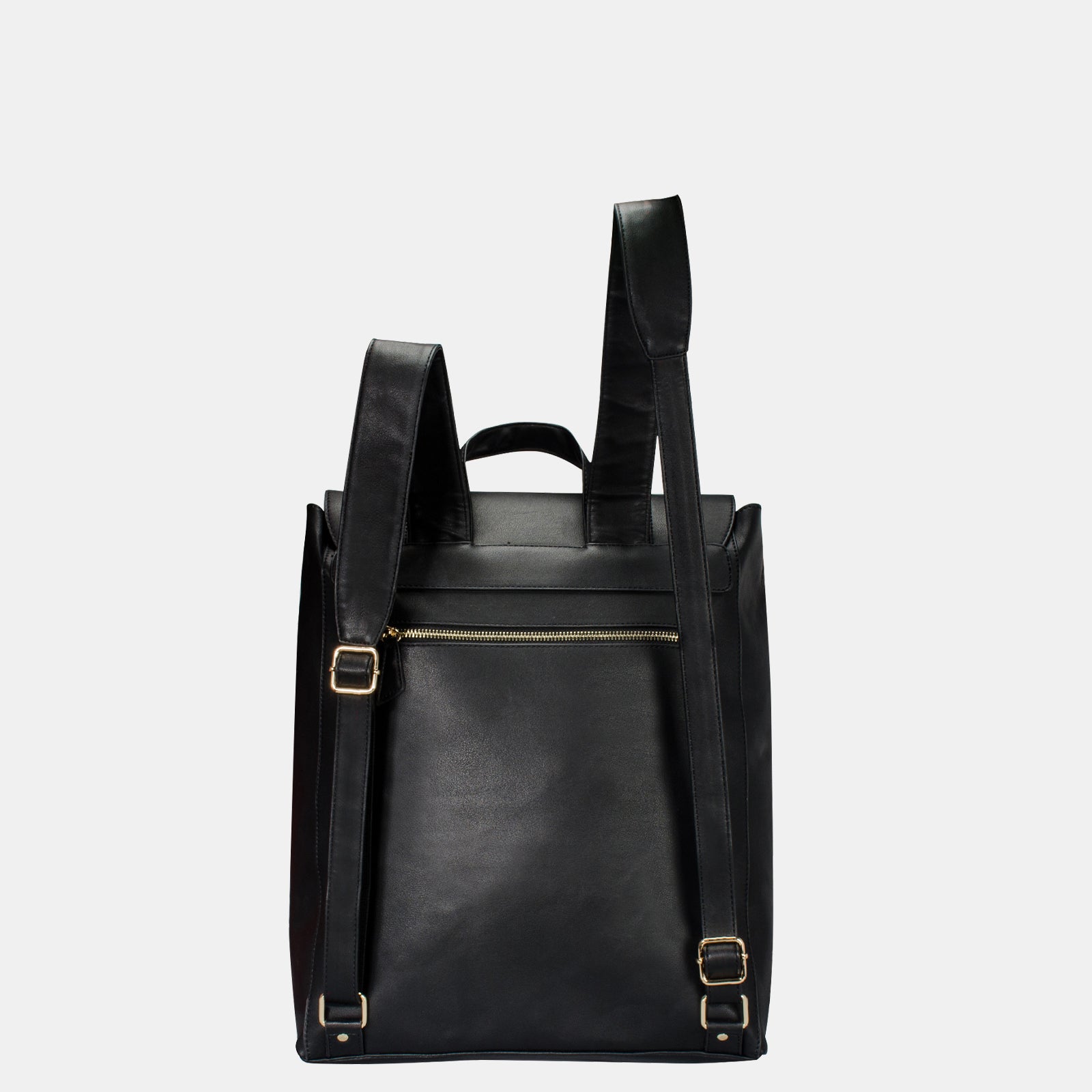 Estarer Women Leather 15.6 Inch Laptop Backpack College Bag Black