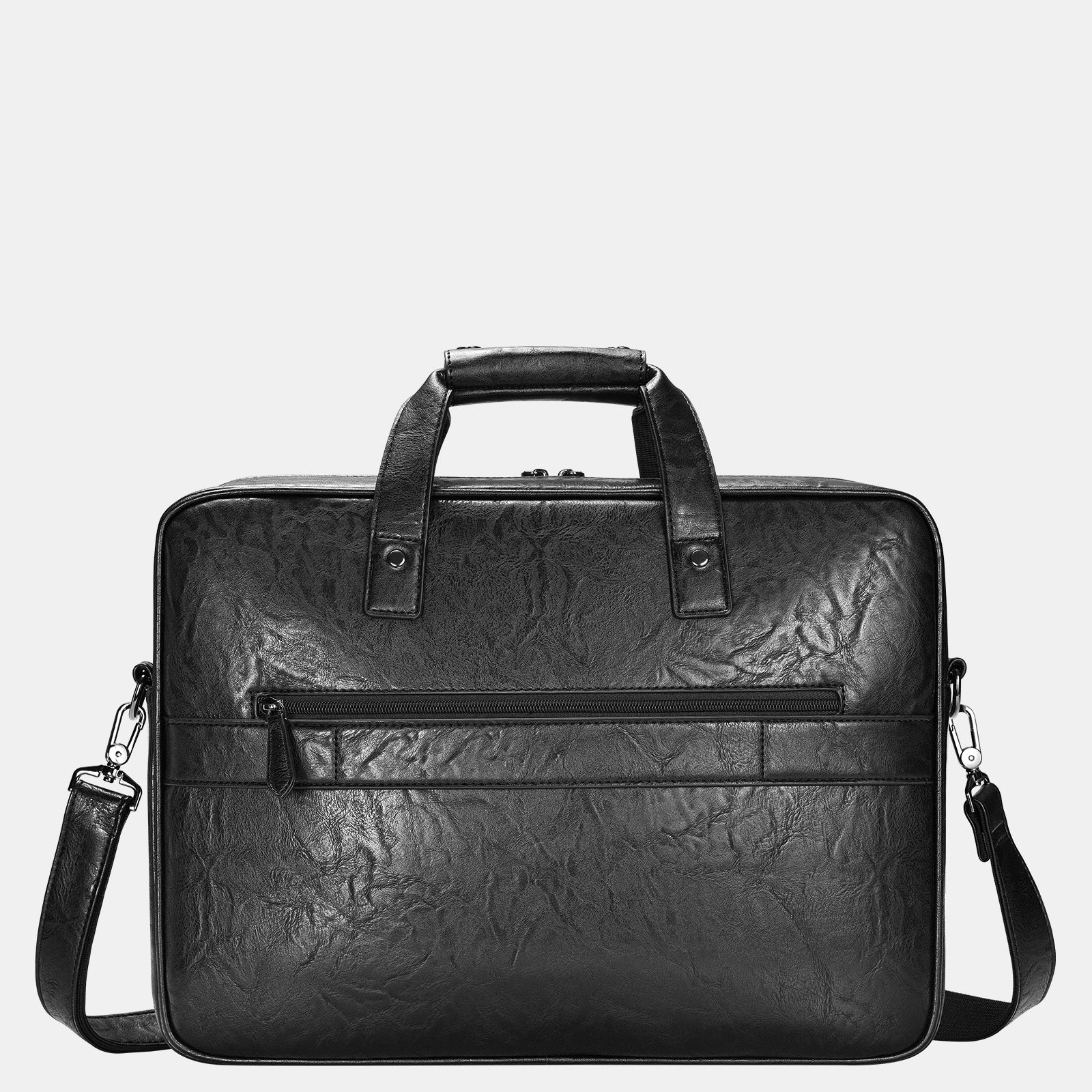 BERTASCHE LEATHER LAPTOP BRIEFCASE