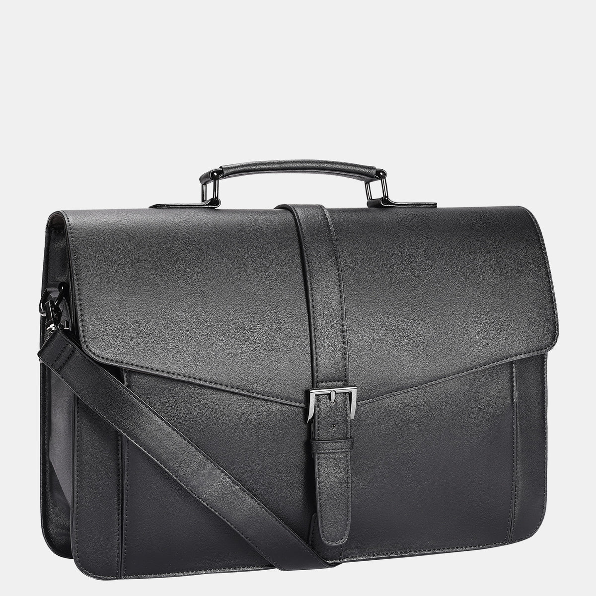 Sacoche Ordinateur 15,6 Pouces Estarer - Cuir PU, Design Professionnel Pour Bureau Et Voyage