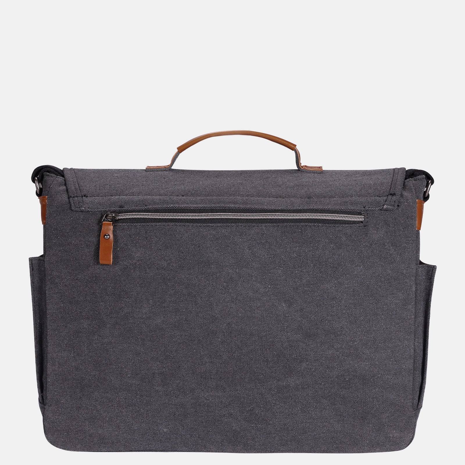 Estarer Large Laptop Messenger Bag Dark Grey