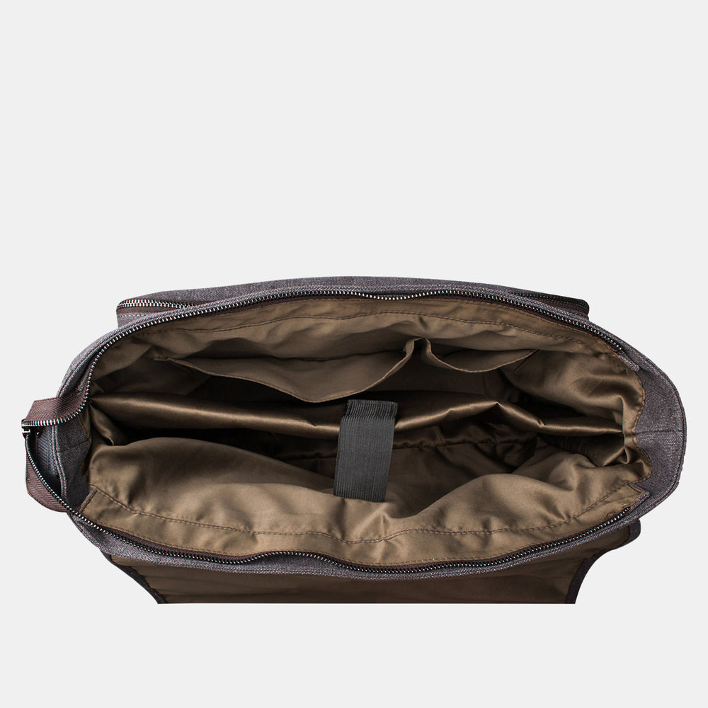 Men’s Canvas Messenger Bag – Laptop Ready