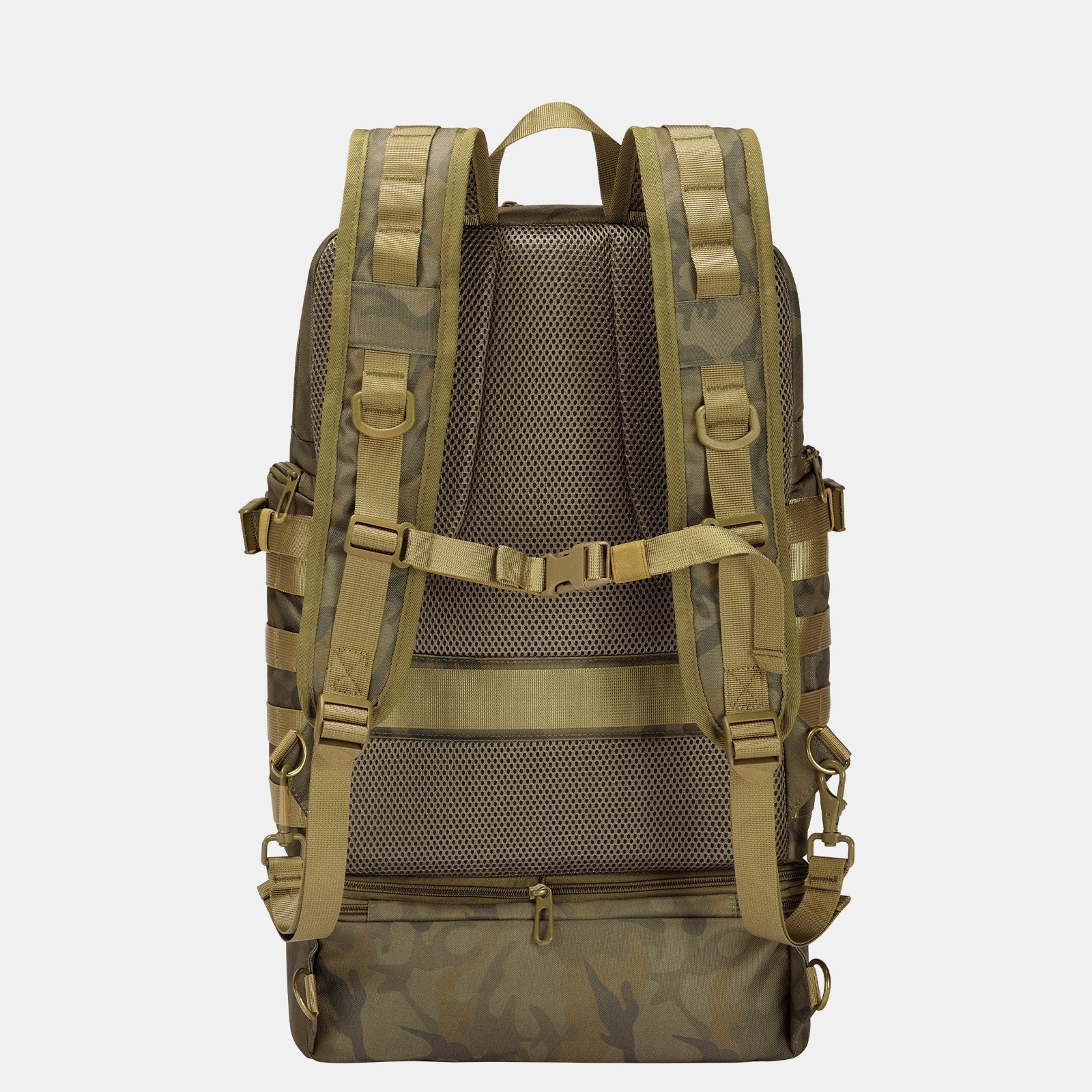 Bertasche Khaki Travel Backpack Lunch Bag